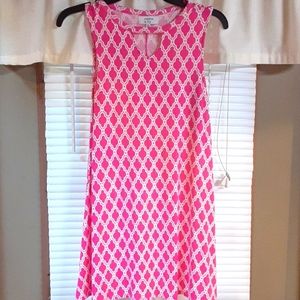 Pink Crown & Ivy Dress, Size M, Knee-length